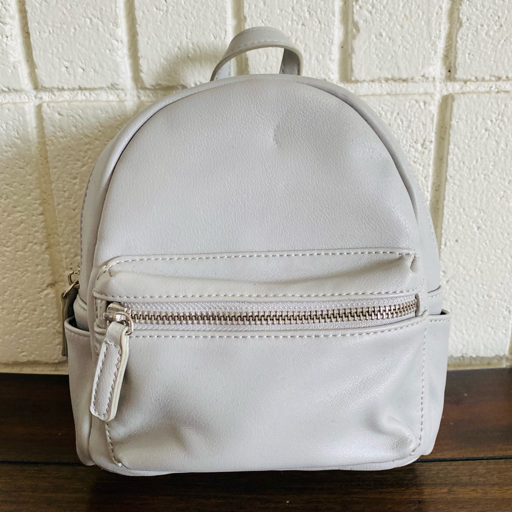 Mini Gray Backpack